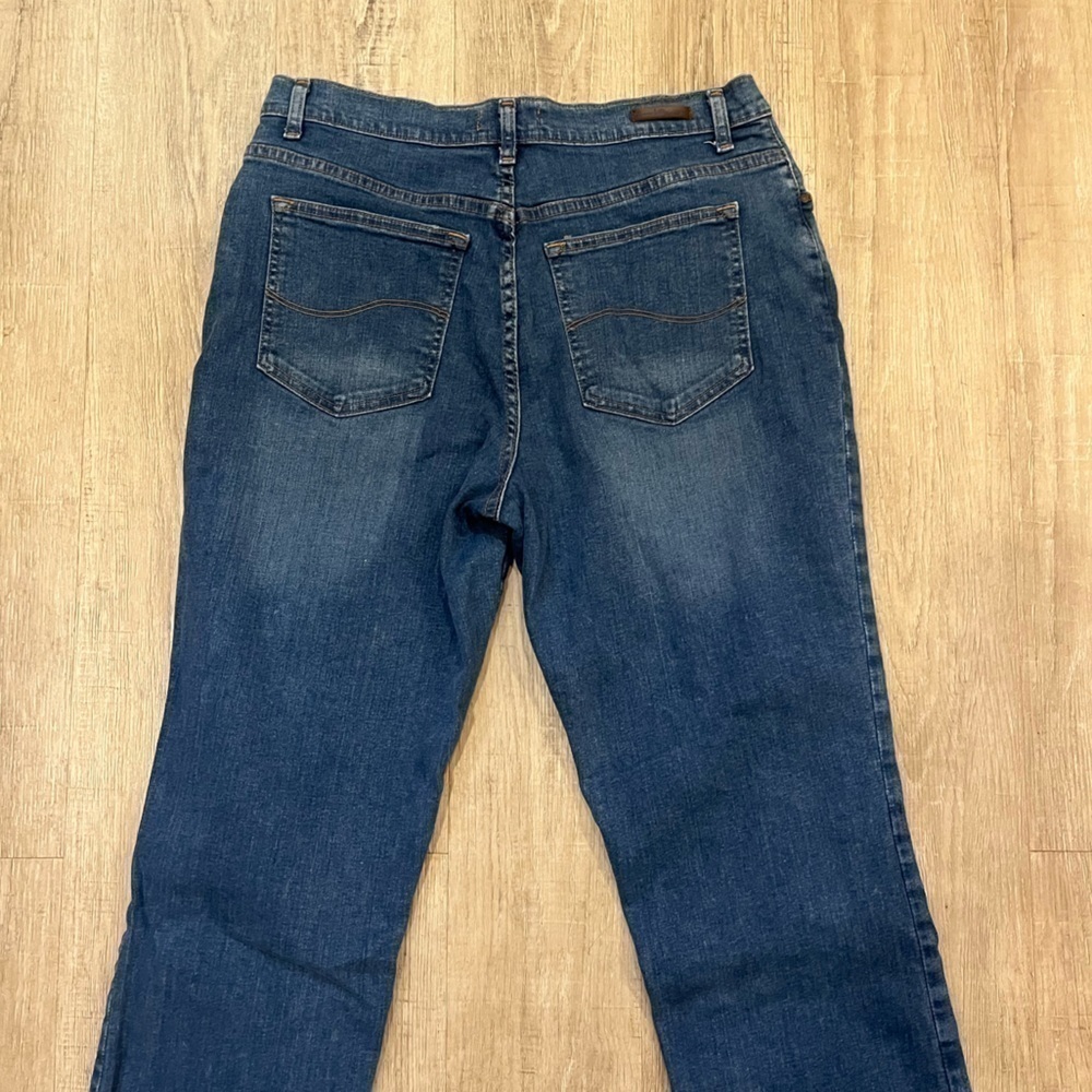Lee Relaxed Fit Blue Jeans 12P Petite - Picture 10 of 11